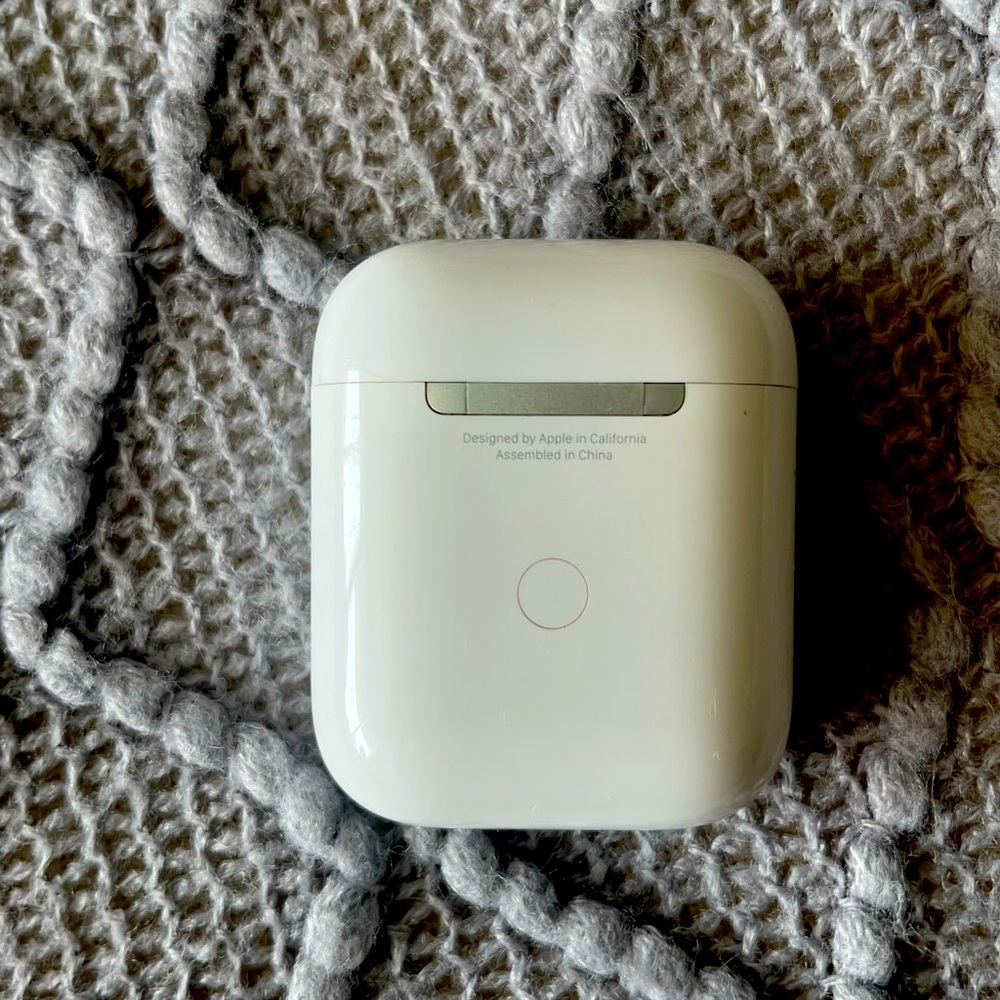 Apple 2nd Generation AirPods with charging case.